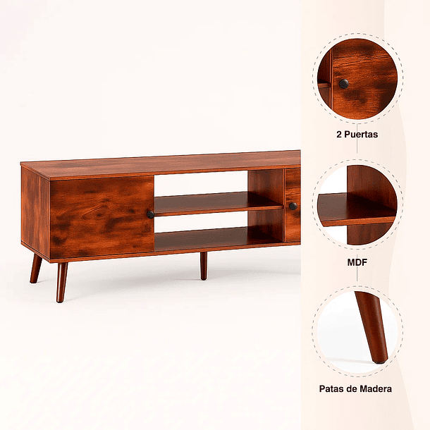 Rack de TV Atria - Rustica 5