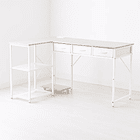 Escritorio Prisma en L - Blanco 1