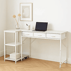 Escritorio Prisma en L - Blanco 2