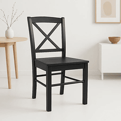 Silla de Madera Simply Negra