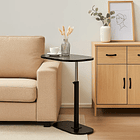 Mesa de Noche Ajustable en C para Cama y Sofá - Negro 3