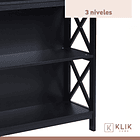 Arrimo Librero y Organizador Bohemio - Negro 7