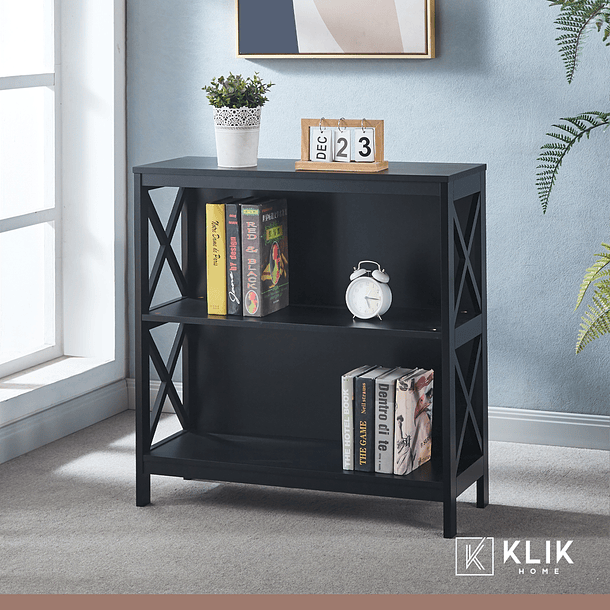 Arrimo Librero y Organizador Bohemio - Negro 12