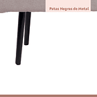 Banqueta Acolchada  Simply - Gris 11