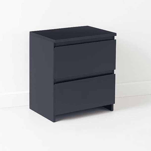 Velador Cajón Doble Minimal Oscuro 2.0 2