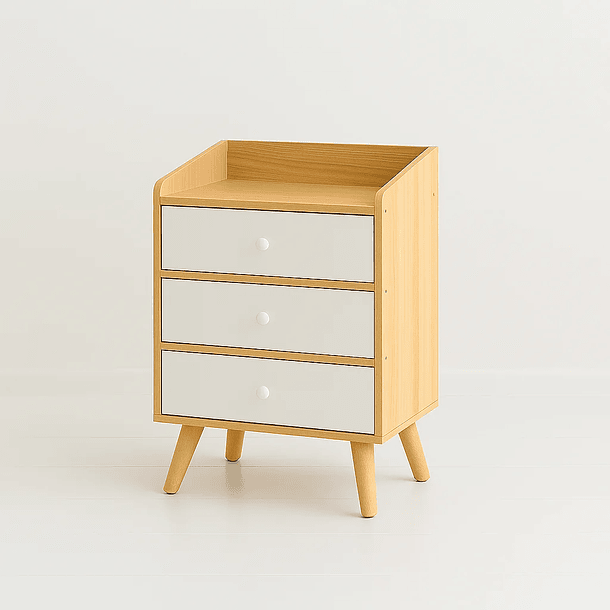 Velador Tres Cajones Simply 2