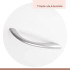 Velador Cajón y Espacio Almacenamiento Minimal Blanco 9