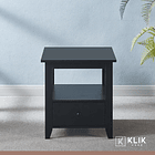 Velador Mesa Lateral Auxiliar con Cajón Bohemio 3