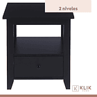 Velador Mesa Lateral Auxiliar con Cajón Bohemio 7