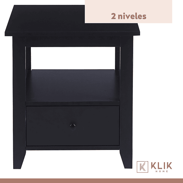 Velador Mesa Lateral Auxiliar con Cajón Bohemio 7