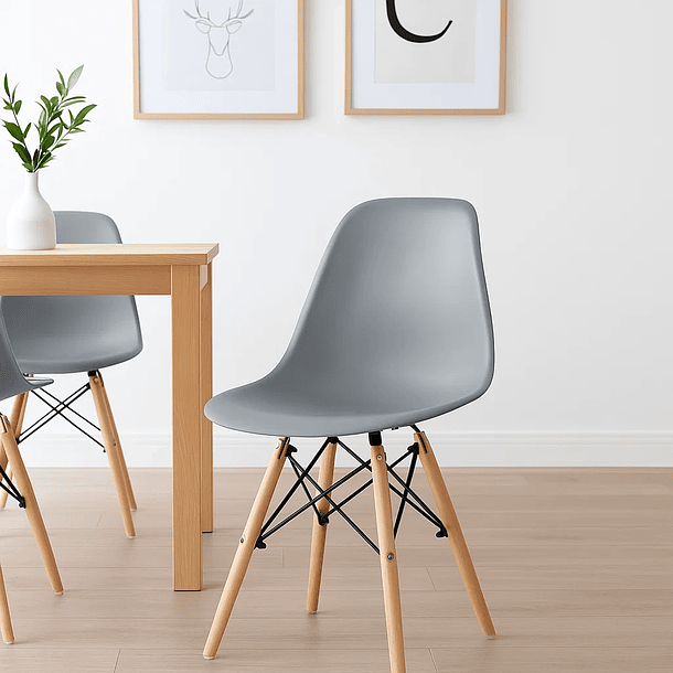 Silla Eames - Gris Claro 5
