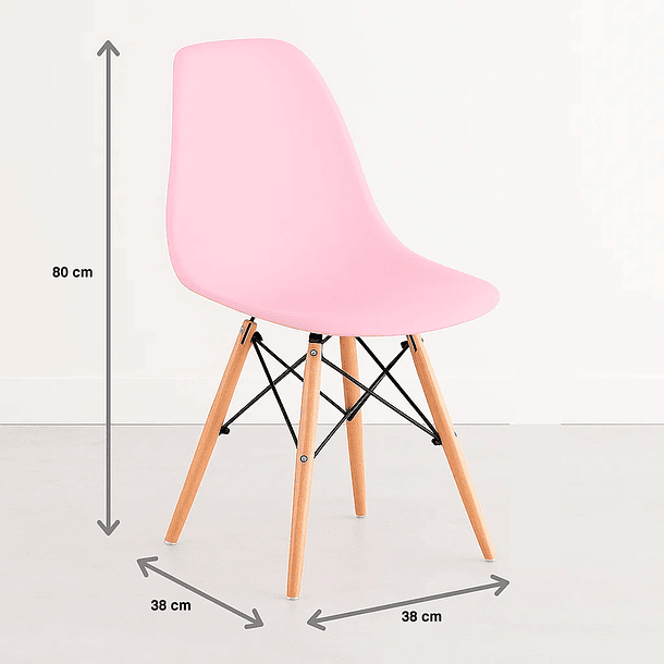 Silla Eames - Rosada 6