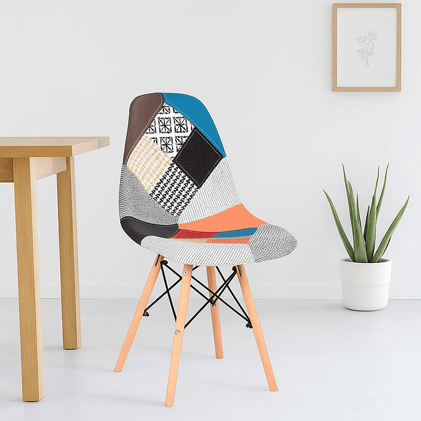 Silla Eames Patchwork Acolchada Tradicional 3