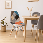 Silla Eames Patchwork Acolchada Tradicional 4