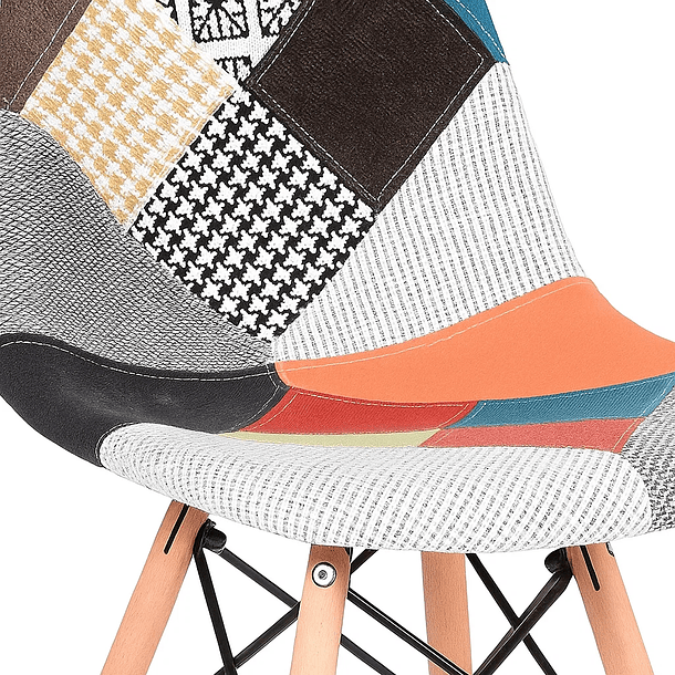 Silla Eames Patchwork Acolchada Tradicional 9