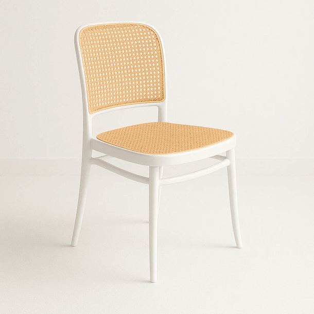 Silla Lombardía de Polipropileno - Blanca 1