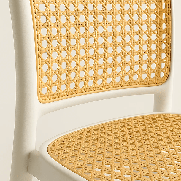 Silla Lombardía de Polipropileno - Blanca 9