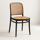 Silla Lombardía de Polipropileno - Negra 1