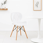 Silla Radar Acolchada Ecocuero - Blanca 3