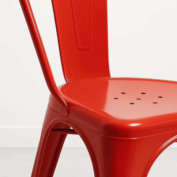 Silla Tolix - Roja 9