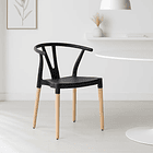 Silla Wishbone - Negra 3