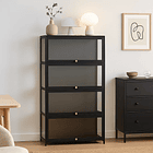 Vitrina BambooGlass 4 Niveles - Negro 3