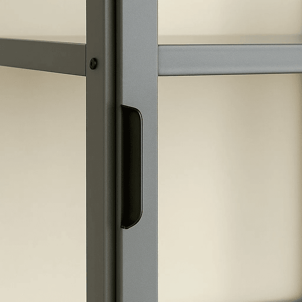 Vitrina BambooLine Estrecha con Puertas Acrílicas 5 Niveles 6