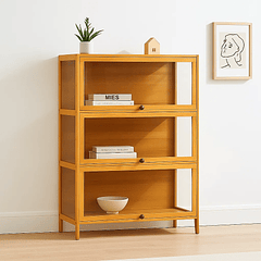 Vitrina CrystalBamboo 3 Niveles