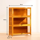 Vitrina CrystalBamboo 3 Niveles 4