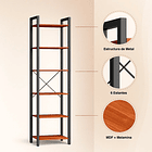 Estantería Industrial BlackLine con 6 Repisas 5