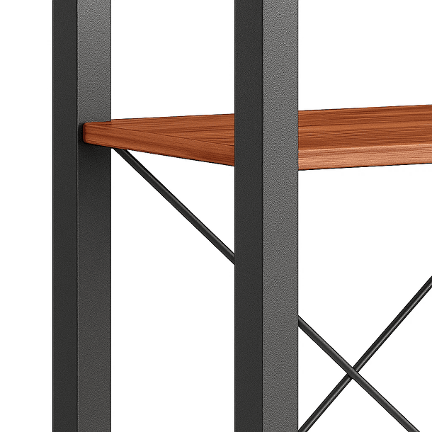 Estantería Industrial BlackLine con 6 Repisas 6