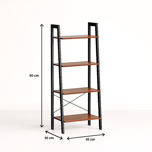 Estantería Industrial Loft Rack 4 Pisos 4