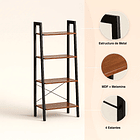 Estantería Industrial Loft Rack 4 Pisos 5