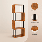 Estantería Decorativa 4 Niveles ZigZag Rack 5