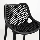 Pack de 4 Taburetes Piso de Bar Air Berlín - Negros 7