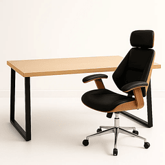 Set Nordic Work MDF - Natural