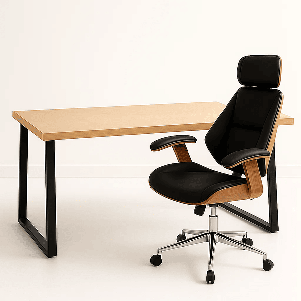 Set Nordic Work MDF - Natural 1