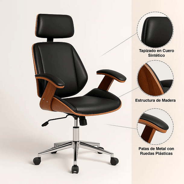 Set Nordic Work MDF - Natural 7