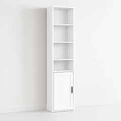 Librero MultiStore con Puerta - Blanco