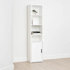 Librero MultiStore con Puerta - Blanco