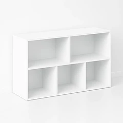 Estantería Baja MultiBox 80x24x49.5 Blanca