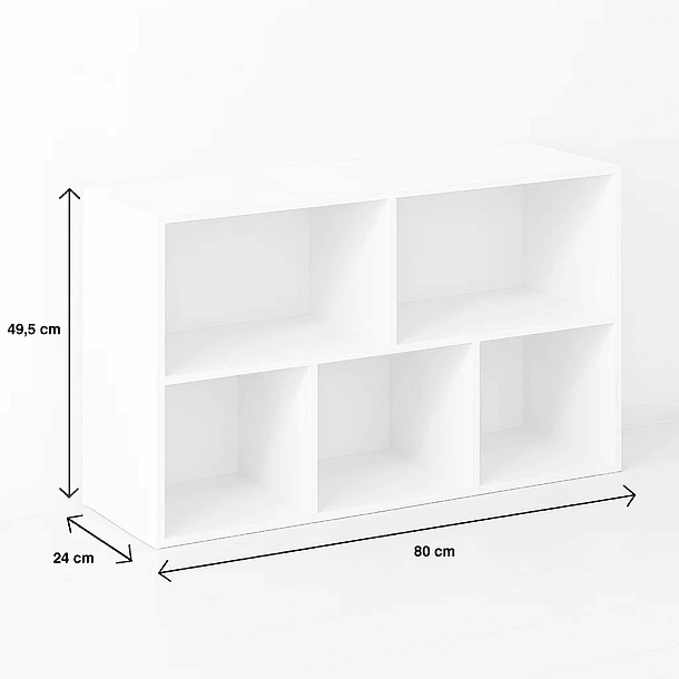 Estantería Baja MultiBox Blanca 4