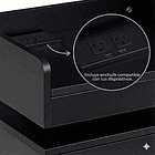 Velador Pixel con Estación de Carga Integrada (2 Enchufes + 2 USB) - Negro 6