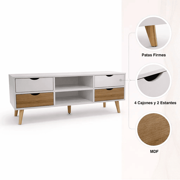 Rack TAK 120x45 - Blanco 5