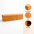 Rack de TV Terra 160 Madera 5