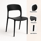 Pack de 4 Sillas Kentucky - Negras 5