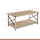 Mesa de Centro Cross - Madera 4