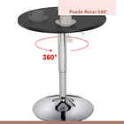 Mesa de centro alta ajustable - Negra 16