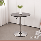 Mesa de centro alta ajustable - Negra 18