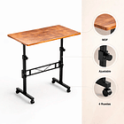 Mesa escritorio ajustable Vinna 80x40x74 5